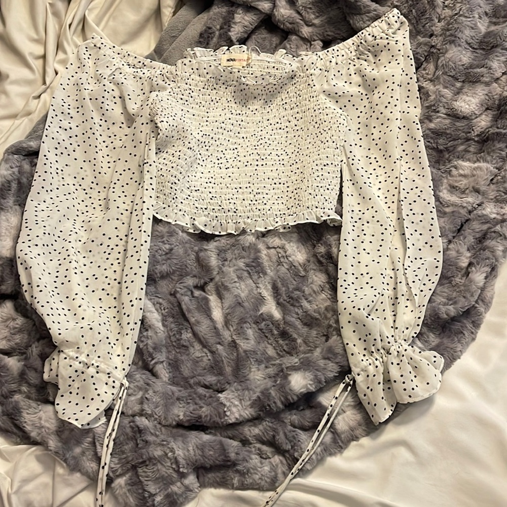 Fashion Nova Polly Smocked Top
